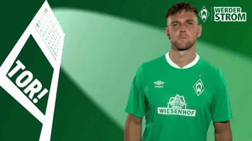 Niclas Füllkrug Yes GIF by SV Werder Bremen