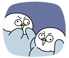 대박 Dumb Bird Sticker