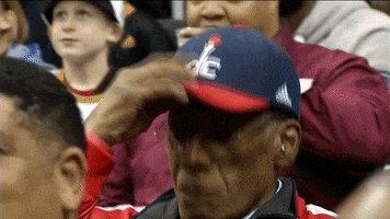Old Man Reaction GIF by NBA