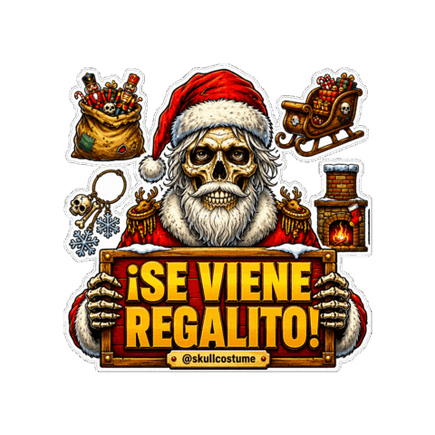 Santa Claus Halloween Sticker