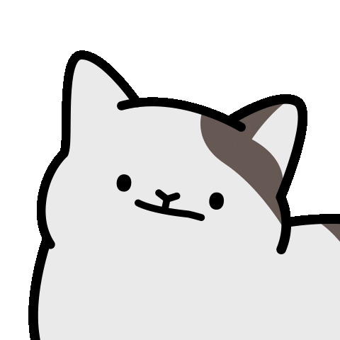 Cat Smile Sticker by Lord Tofu Animation