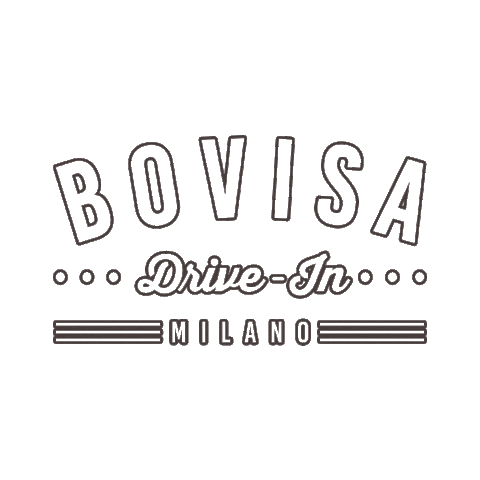 Drive In Neon Sticker by BOVISA Drive-in