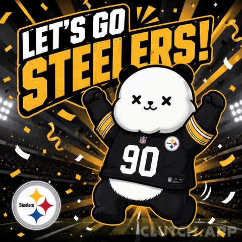 Pittsburgh Steelers Football GIF by Kanpai Pandas