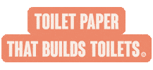 Toilet Paper Sticker by The Good Roll