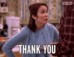 Everybody Loves Raymond Thank You GIF by TV Land