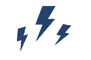 Lightning Bolt Police Sticker by Ultra Bright Lightz