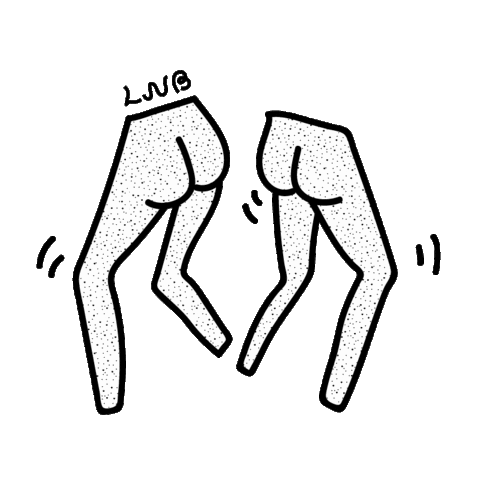 Party Dancing Sticker by bungalow kreativbüro