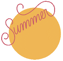 Summer Pink Sticker by Shannon B Design