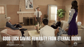 Save The World Tgp GIF by The Good Place