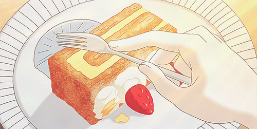 Strawberry Cake GIF
