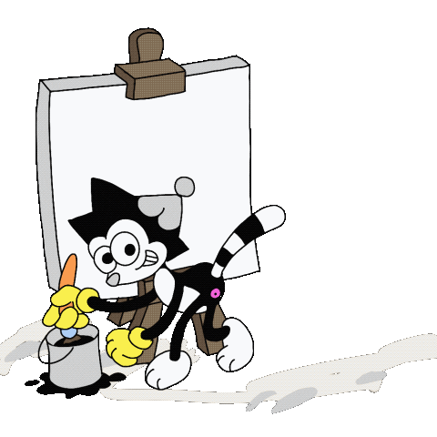 Art Painting Sticker