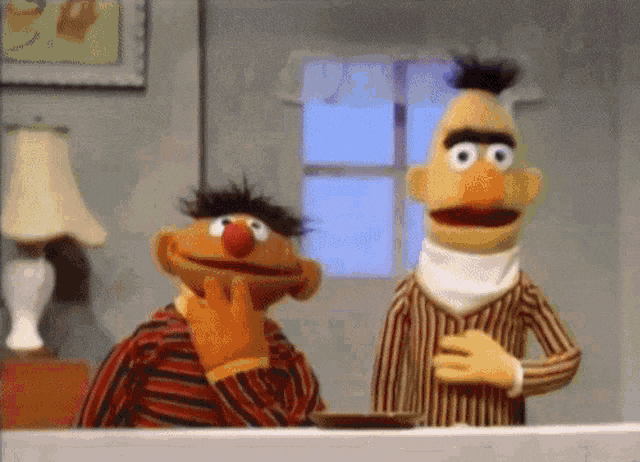  sesame street puppets faint montage fainting GIF