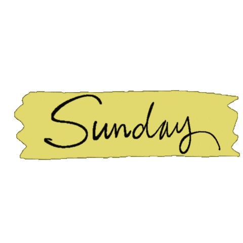 Sunday 한글 Sticker