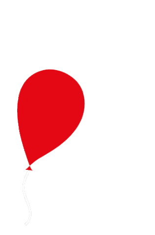 Happy Red Balloon Sticker by sterossetti