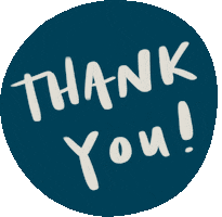 Thanks Thank You Sticker by Erin Sullivan