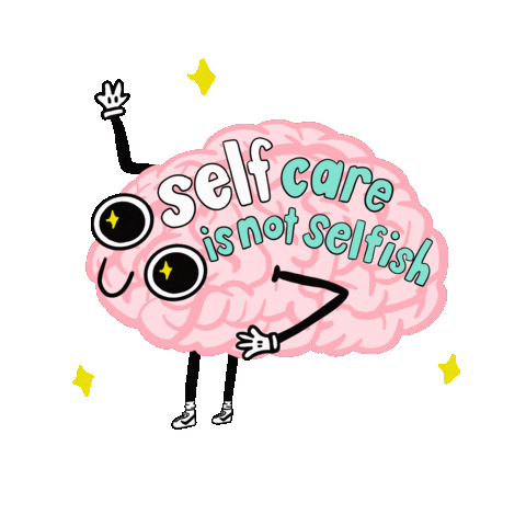 Mental Health Brain Sticker by Mo Art Mo Problemz
