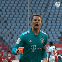Manuel Neuer Win GIF by FC Bayern Munich