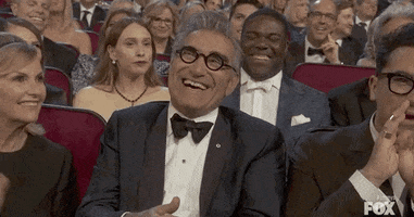 Schitts Creek Laugh GIF by Emmys