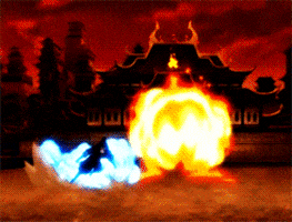 Avatar The Last Airbender Fighting GIF