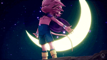 Crescent Moon Smile GIF by Xbox