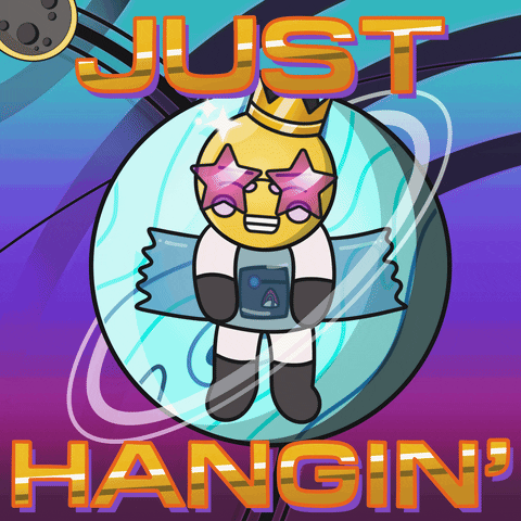 Chilling Hang Out GIF by Space Riders