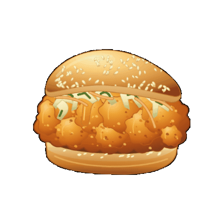 Chicken Sandwich Sticker by Dog Haus
