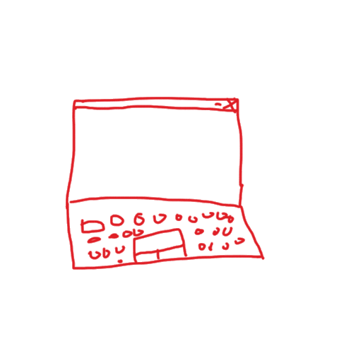 Pc Laptop Sticker by Full-ish art