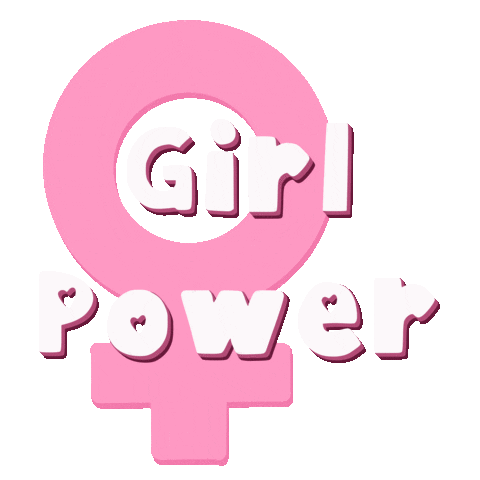 Women Empowerment Girl Sticker by MistyRoseGal