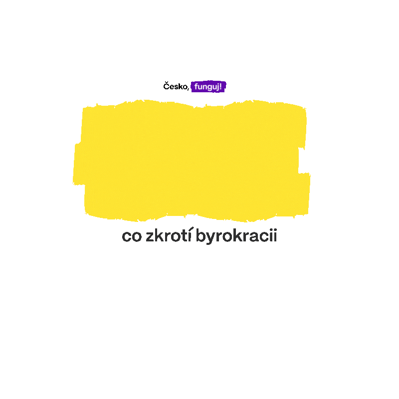 Česko, funguj! Sticker