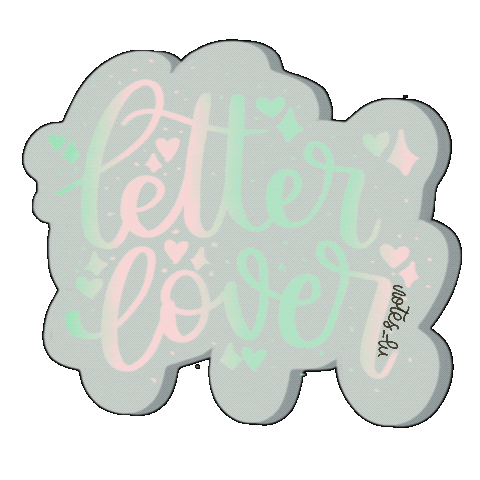 Lettering Sticker