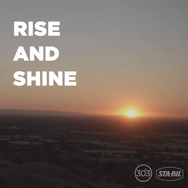303Products good morning morning desert sunrise GIF