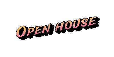 Open House Sticker by Mitul Kadakia