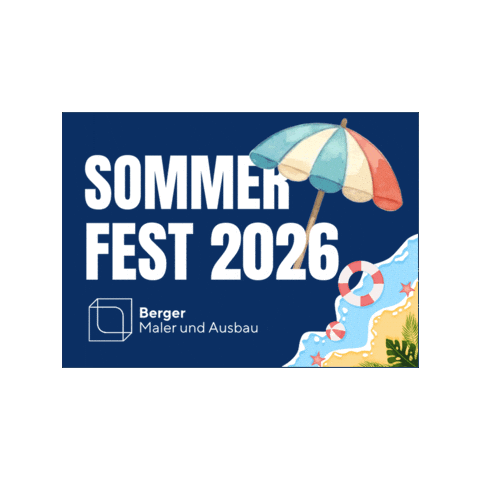 Sommerfest Sticker by Berger Maler und Ausbau GmbH