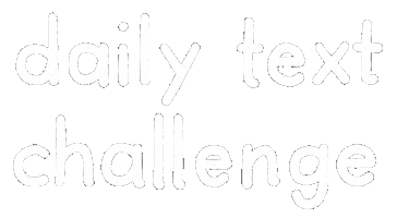 Daily Text Challenge Sticker