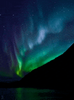 northern lights astronomy GIF