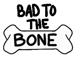 Bad To The Bone Sticker by Wag Trendz
