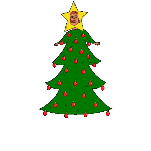 Christmas Tree Sticker by Dal Park