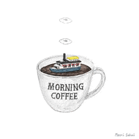 illustration coffee GIF