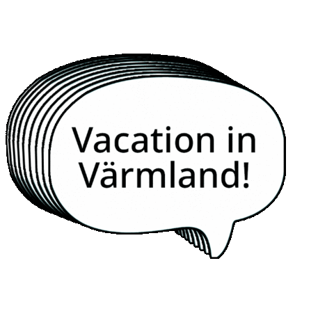 Vacation Semester Sticker by Visit Värmland