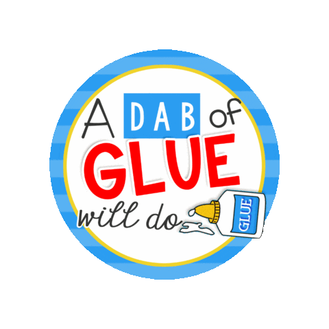 Sticker by A Dab of Glue Will Do