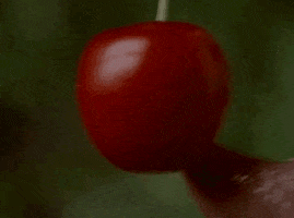 tongue cherry GIF