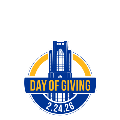Donate Pitt Sticker by University of Pittsburgh