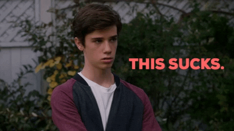 this sucks american housewife GIF by ABC Network