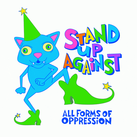 Direct Action Cat GIF by Richie Brown