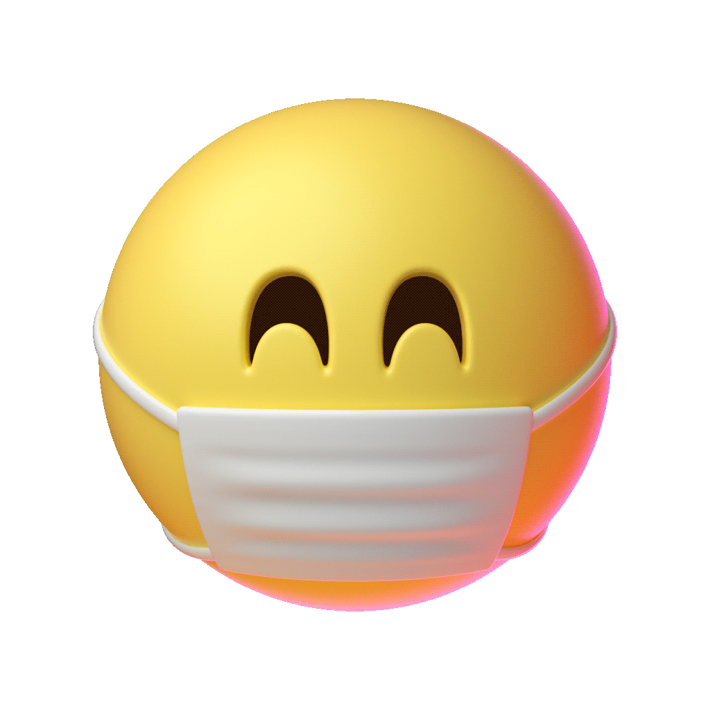 Embarrassed Mask Sticker by Emoji for iOS & Android | GIPHY