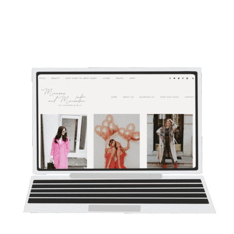 Mimosas and Manhattan Sticker