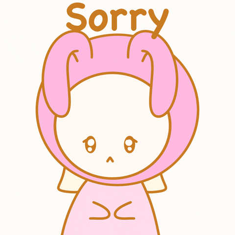 Sorry Pink GIF