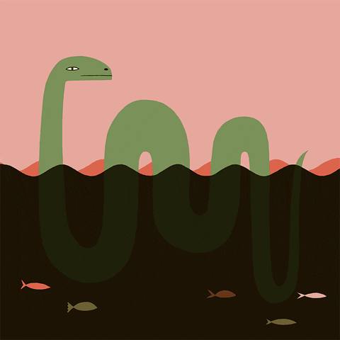 Loch Ness Monster GIF by The New Yorker - Find & Share on GIPHY