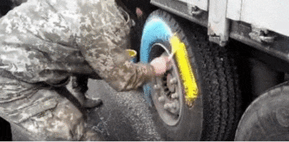 mike-dmytrenko paint truck russia ukraine GIF