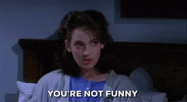 Youre Not Funny Winona Ryder GIF by filmeditor